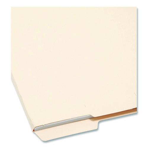 Picture of Heavyweight Manila End Tab Folders, 9" High Front, 1/3-Cut Tabs: Bottom, Letter Size, 0.75" Expansion, Manila, 100/Box
