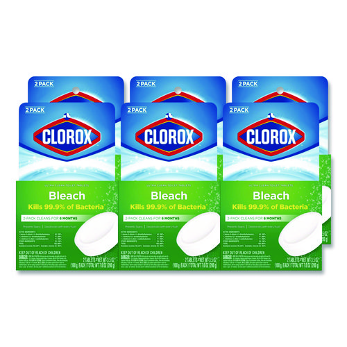 Ultra+Clean+Toilet+Tablets+Bleach%2C+3.5+oz+Tablet%2C+2%2FPack%2C+6+Packs%2FCarton