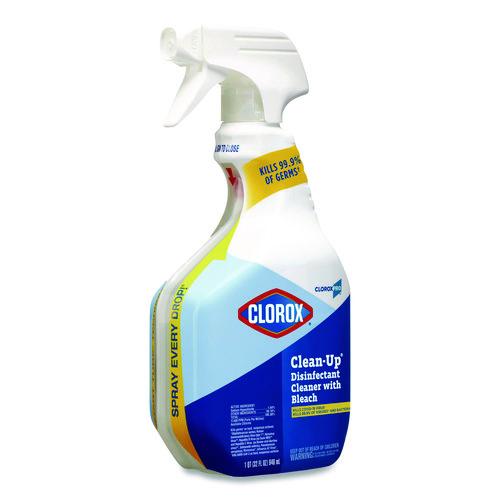 Picture of CloroxPro Clean-Up Disinfectant Cleaner with Bleach, 32 oz Smart Tube Spray