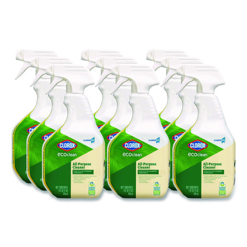 Clorox+Pro+EcoClean+All-Purpose+Cleaner%2C+Unscented%2C+32+oz+Spray+Bottle%2C+9%2FCarton