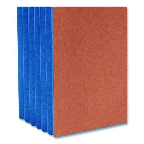 Picture of Redrope Drop-Front End Tab File Pockets, Fully Lined 6.5" High Gussets, 5.25" Expansion, Letter Size, Redrope/Blue, 10/Box
