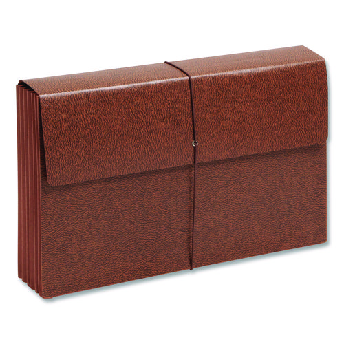 Classic+Expanding+Partition+Wallet+with+Tear+Resistant+Gusset%2FElastic+Cord%2C+5.25%26quot%3B+Exp%2C+6+Section%2C+Legal+Size%2C+Redrope%2C+10%2FBox