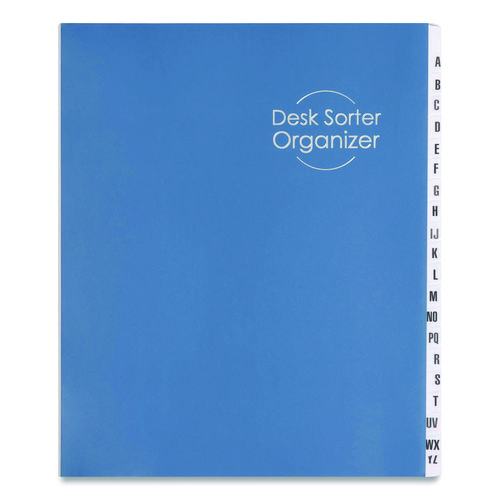 Deluxe+Expandable+Indexed+Desk+File%2FSorter%2C+Reinforced+Tabs%2C+20+Dividers%2C+Alpha+Index%2C+Letter+Size%2C+Dark+Blue+Cover