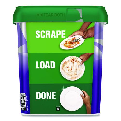 Picture of Platinum Plus ActionPacs Dishwasher Detergent Pods, Fresh Scent, 26.6 oz Tub, 47/Tub, 3 Tubs/Carton