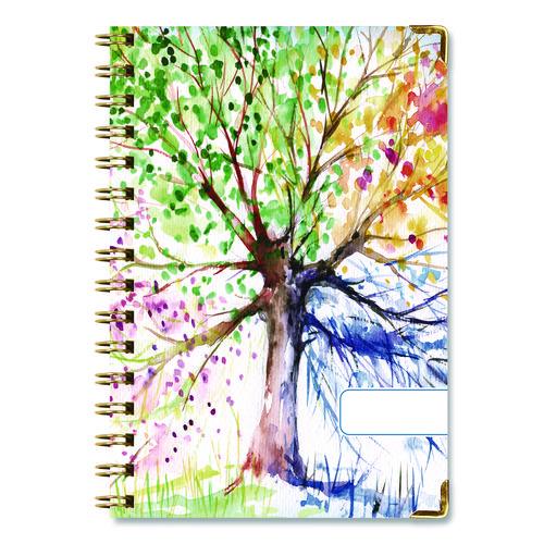 Picture of Seasons Tree Weekly/Monthly Planner, Seasons Tree Artwork, 8 x 5.5, Multicolor Cover, 14-Month: Nov 2024 to Dec 2025