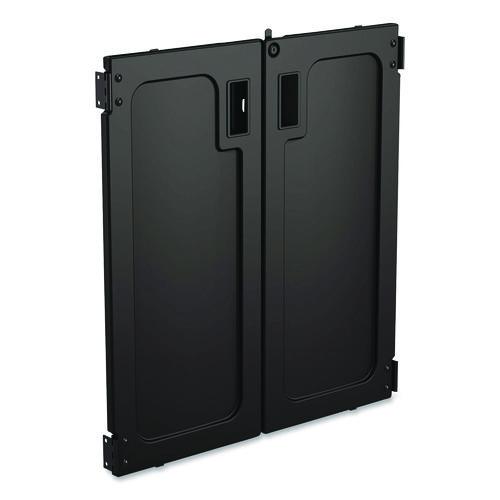 Picture of Lockable Door Accessory for Suncast Commercial Full-Size Housekeeping Carts HKC1000/HKC2000, Plastic, Black