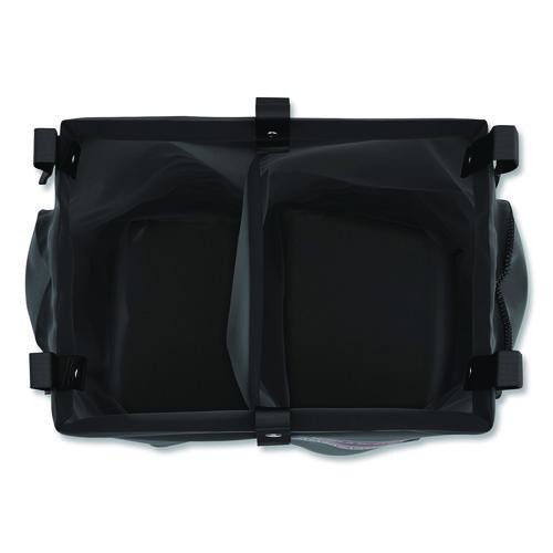 Picture of Divided Bag for Suncast Commercial Full-Size and Compact-Size Housekeeping Carts, 25.4 gal, 15.6" x 12.52" x 29.95", Black