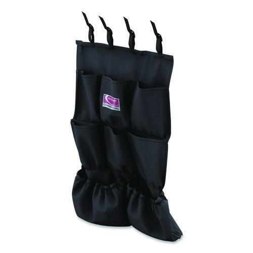 Picture of 8-Pocket Organizer for Suncast Commercial Full-Size and Compact Housekeeping Carts, 19.5" x 1.67" x 26.83", Black