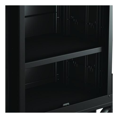 Picture of Adjustable Shelf for Suncast Commercial Full-Size Housekeeping Carts HKC1000/HKC2000, Plastic, Black