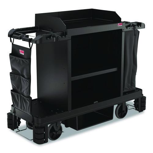 Picture of Linen Strap Bag for Suncast Commercial Full-Size and Compact Housekeeping Carts, 16.25" x 1" x 31.75", Black