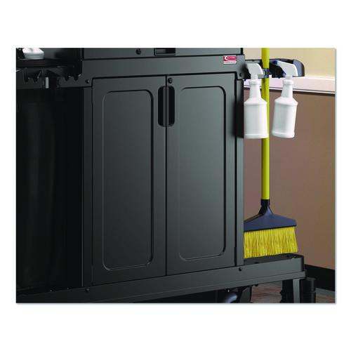 Picture of Lockable Door Accessory for Suncast Commercial Full-Size Housekeeping Carts HKC1000/HKC2000, Plastic, Black