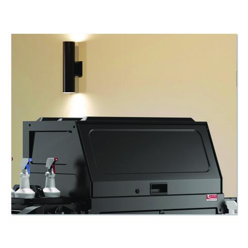 Picture of Lockable Hood Accessory for Suncast Commercial Full-Size Housekeeping Carts HKC1000/HKC2000, Plastic, Black