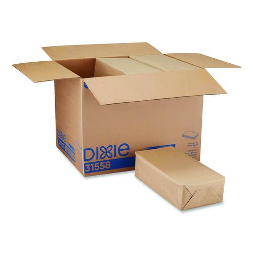 Picture of 1/8-Fold Dinner Napkin, 1-Ply, 15 x 16.8, White, 350/Pack, 12 Packs/Carton