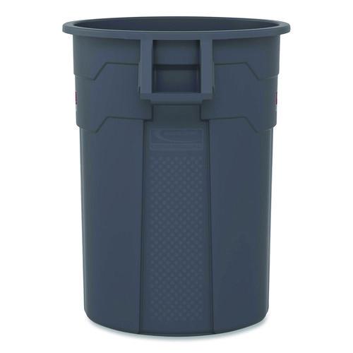 Picture of Injection Molded Utility Trash Can, 20 gal, Resin, Gray