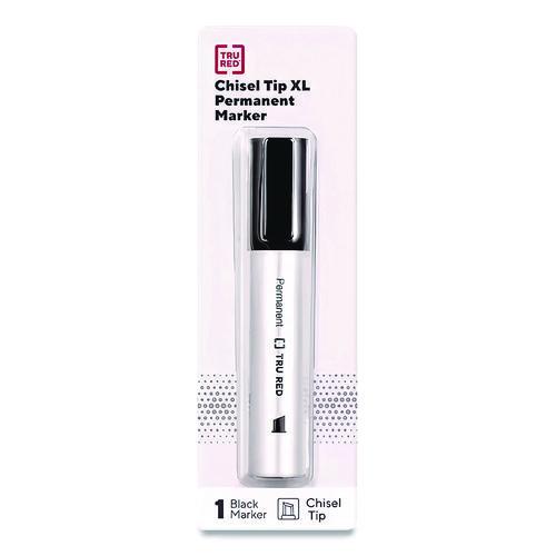 Picture of XL Permanent Marker, Extra-Broad Chisel Tip, Black