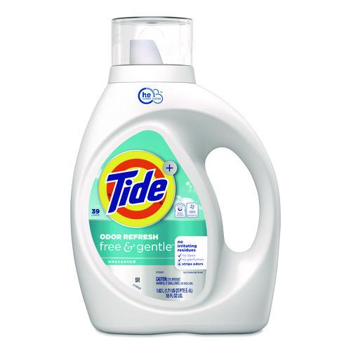 Picture of Free and Gentle Odor Refresh Liquid Laundry Detergent, 39 Loads, 55 oz Bottle, 4/Carton