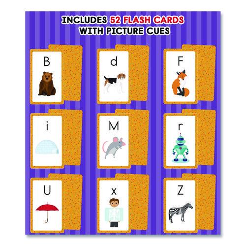 Picture of Alphabet Flash Cards, Grades Pre-K to 1, 3.25" x 5.25", Assorted Colors, 54 Cards