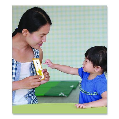 Picture of Alphabet Flash Cards, Grades Pre-K to 1, 3.25" x 5.25", Assorted Colors, 54 Cards