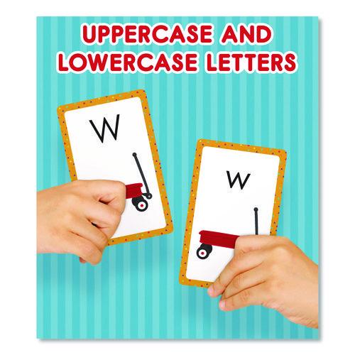 Picture of Alphabet Flash Cards, Grades Pre-K to 1, 3.25" x 5.25", Assorted Colors, 54 Cards