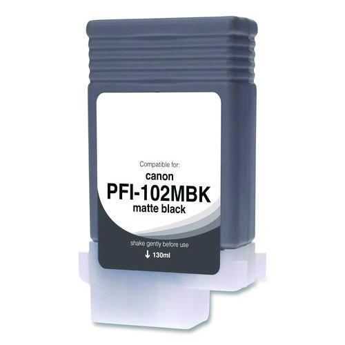 Picture of Compatible Matte Black Ink, Replacement for PFI-102 (0894B001), 130 mL
