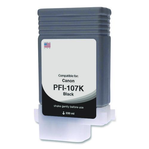 Picture of Compatible Black Ink, Replacement for PFI-107 (6705B001AA), 130 mL