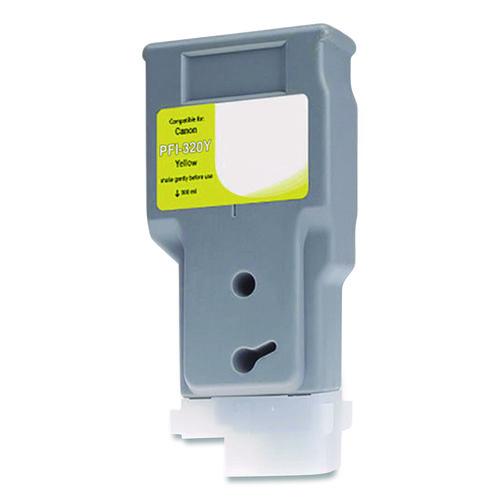 Picture of Compatible Yellow Ink, Replacement for PFI-320 (PFI-320Y), 330 mL