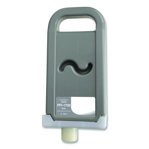 Picture of Compatible Gray Ink, Replacement for PFI-1700 (0781C001AA), 700 mL