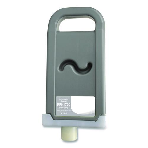 Picture of Compatible Photo Gray Ink, Replacement for PFI-1700 (0782C001AA), 700 mL