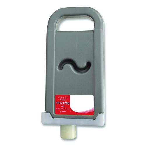Picture of Compatible Red Ink, Replacement for PFI-1700 (0783C001AA), 700 mL