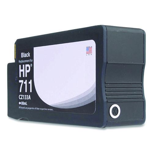Picture of Remanufactured Black Ink, Replacement for 711 (CZ129A), 38 mL