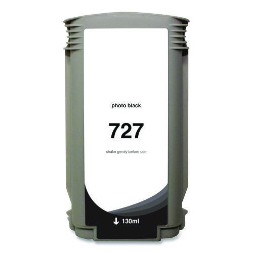 Picture of Compatible Photo Black Ink, Replacement for 727 (B3P23A), 130 mL