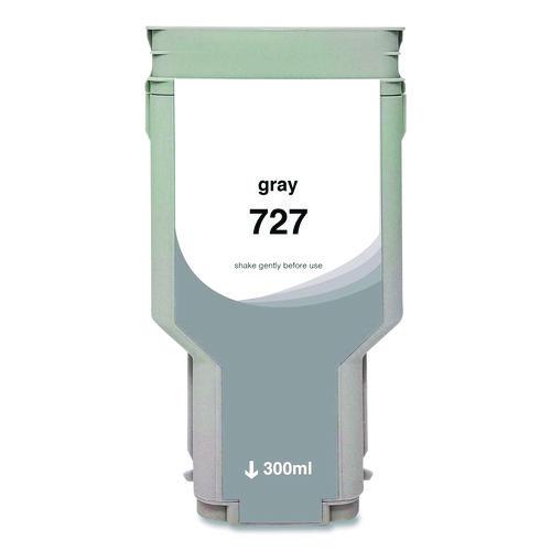 Picture of Compatible Gray High-Yield Ink, Replacement for 727XL (F9J80A), 300 mL