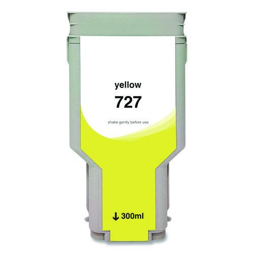 Picture of Compatible Yellow High-Yield Ink, Replacement for 727XL (F9J78A), 300 mL