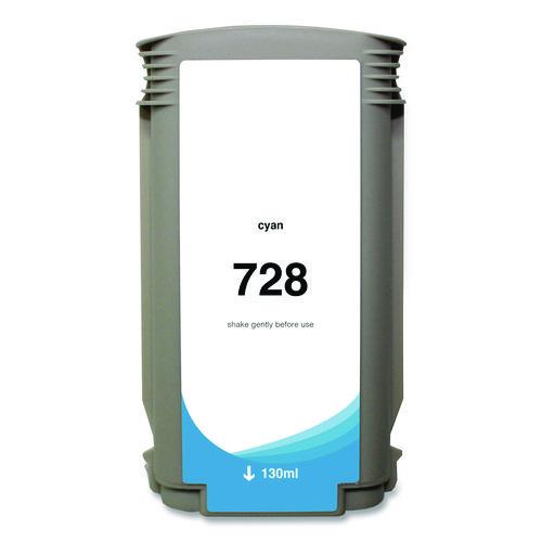 Picture of Compatible Cyan Ink, Replacement for 728 (F9J67A), 130 mL