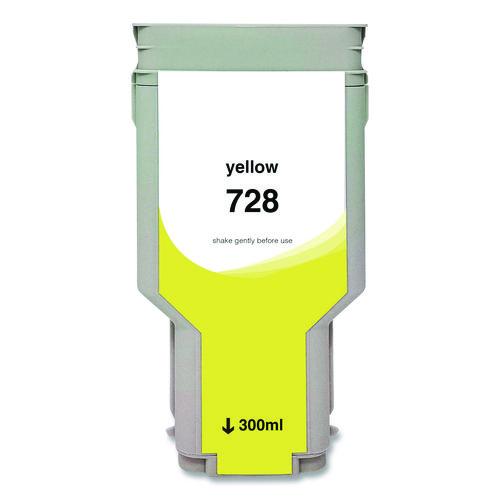 Picture of Compatible Yellow Ink, Replacement for 728 ( F9K15A), 300 mL