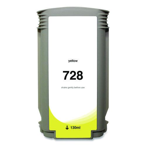 Picture of Compatible Yellow Ink, Replacement for 728 (F9J65A), 130 mL