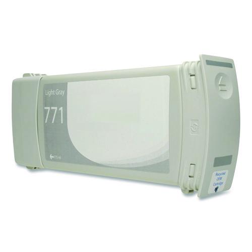 Picture of Remanufactured Light Gray Ink, Replacement for 771 (CE044A, B6Y22A), 775 mL