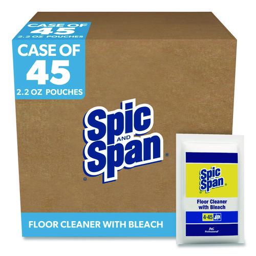 Picture of Bleach Floor Cleaner Packets, 2.2oz Packets, 45/Carton