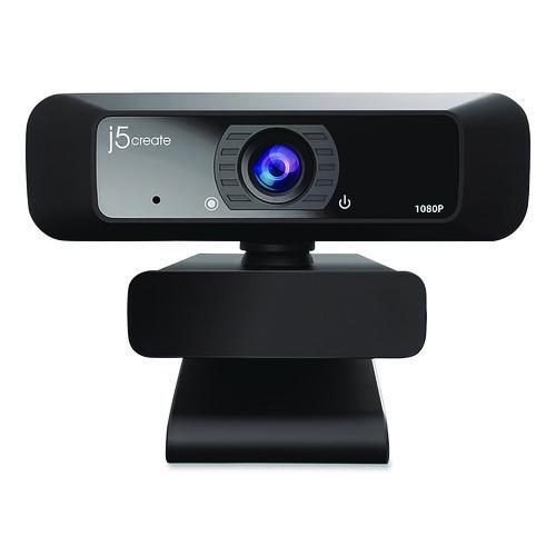 Picture of JVCU100 USB HD Webcam, 1920 pixels x 1080 pixels, 2 Mpixels, Black