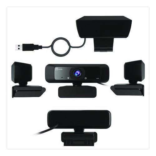 Picture of JVCU100 USB HD Webcam, 1920 pixels x 1080 pixels, 2 Mpixels, Black