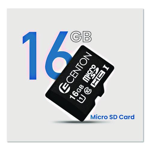 Picture of microSDHC Memory Card with SD Adapter, UHS-I U1 Class 10, 16 GB