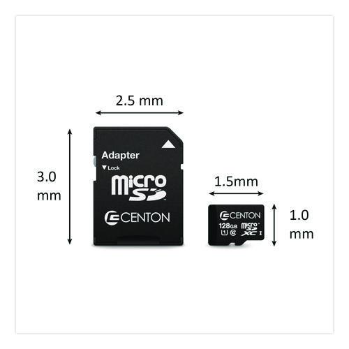 Picture of microSDHC Memory Card with SD Adapter, UHS-I U1 Class 10, 16 GB