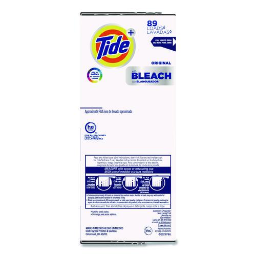 Picture of Laundry Detergent with Bleach, HE Compatible, 80 Loads, Tide Original Scent, Powder, 129 oz Box, 2/Carton