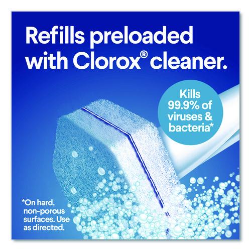Picture of Disinfecting ToiletWand Refills, Blue/White, 4/Carton