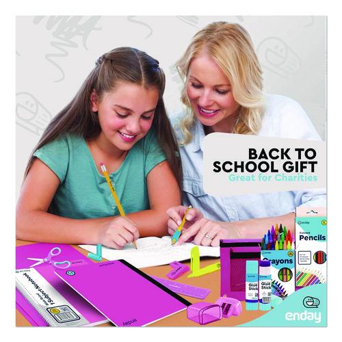 Picture of Back to School Supplies Kit for Grades K-5, Pink