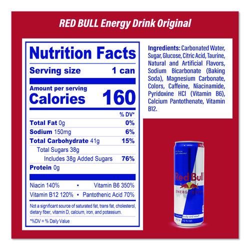 Picture of Red Bull Energy Drink and Pop Tart Combo Pack,(24) 12oz Cans,(24) Frosted Strawberry/(24) Frosted Brown Sugar Cinnamon/Bundle