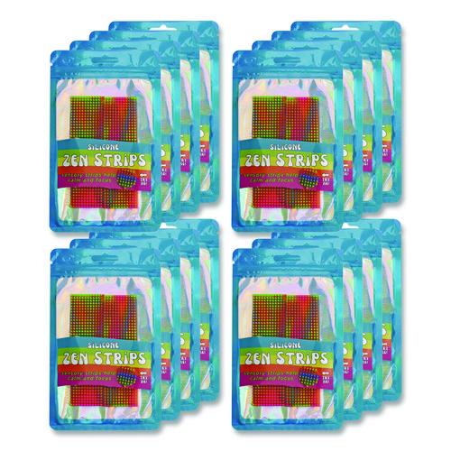 Picture of Silicone Zen Strips, Multicolor, 2/Pack, 24 Packs/Carton