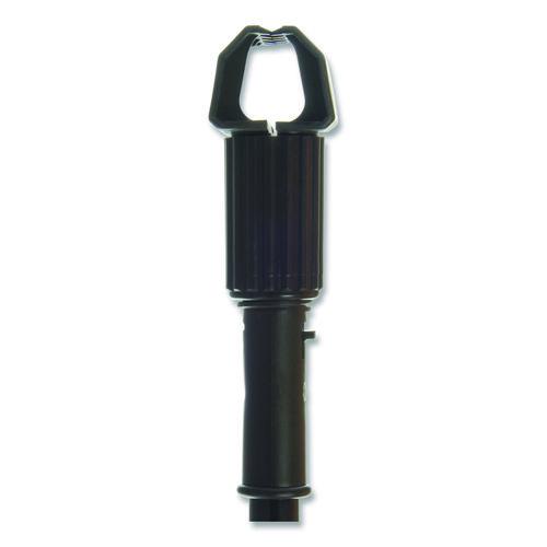 Picture of Vinyl Coated Jaw Style Metal Mop Handle, 1" dia x 60", Black