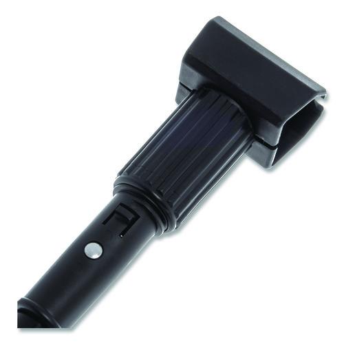 Picture of Vinyl Coated Jaw Style Metal Mop Handle, 1" dia x 60", Black