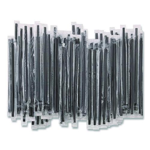 Picture of Wrapped Polypropylene Stirrers, 5.5", Black, 500/Box